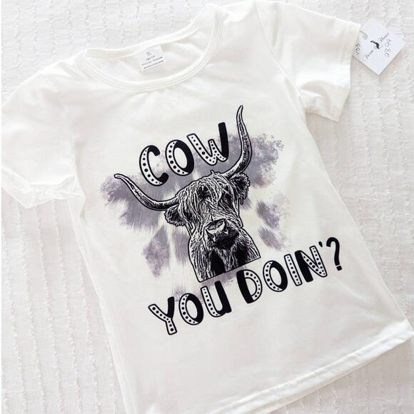 NWT Boutique 'Cow You Doin?' Outfit 5/6 - Picture 2 of 7